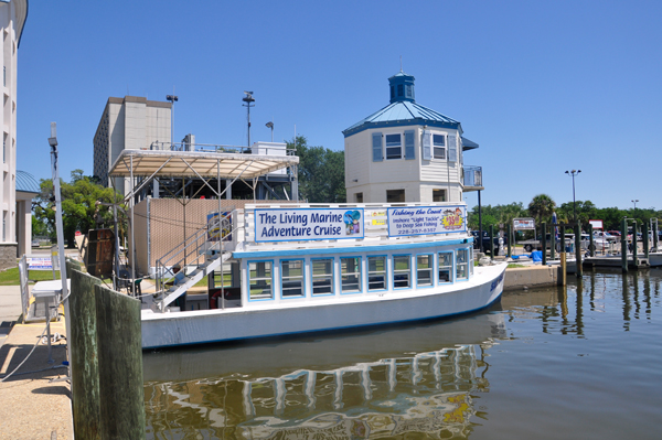 Living Marine Adventure Cruise sign